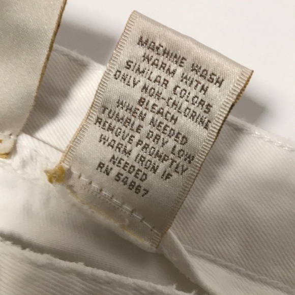 Express white shorts with button fly - Picture 4 of 7